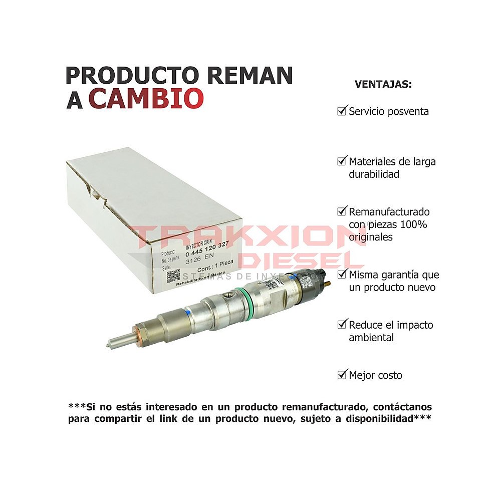 Inyector Bosch 0445 120 167 - MaxxForce